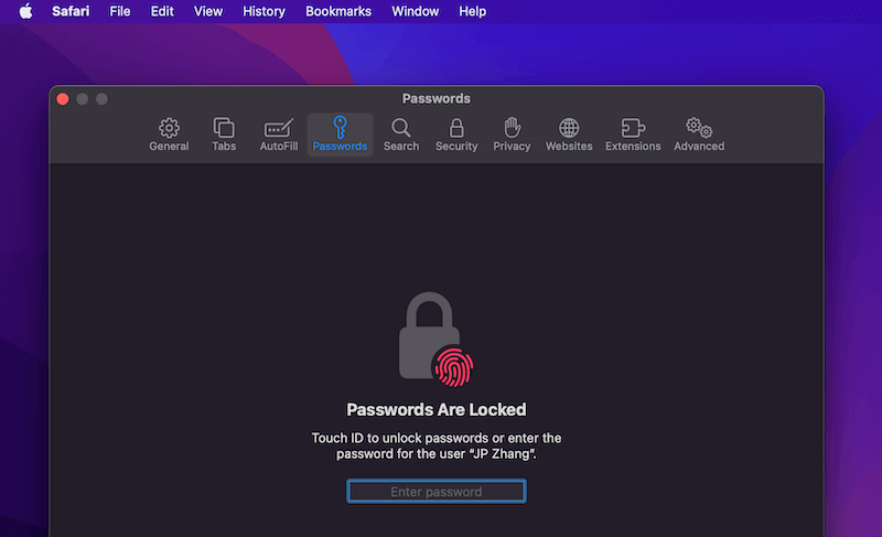 如何在Mac Safari上查看保存的密碼