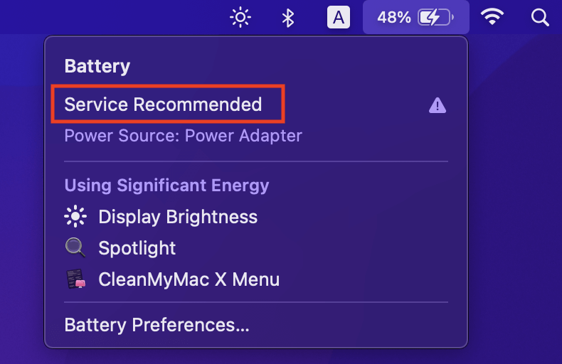 当MacBook说服务推荐电池时该怎么办