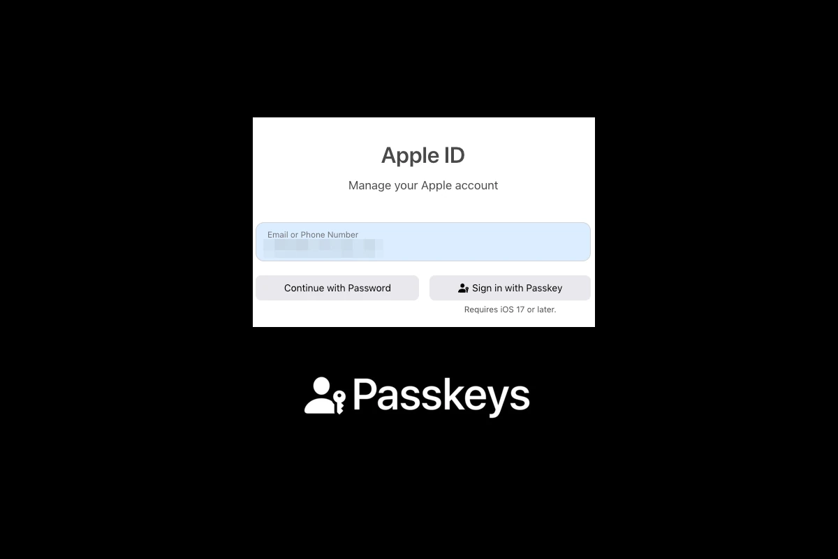 Apple用Passkey登录：用户身份验证以增强安全性