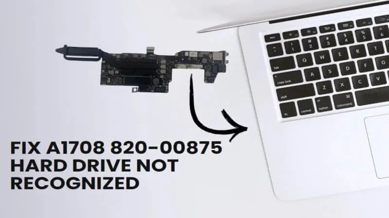 [固定] A1708 820-00875未识别硬盘驱动器