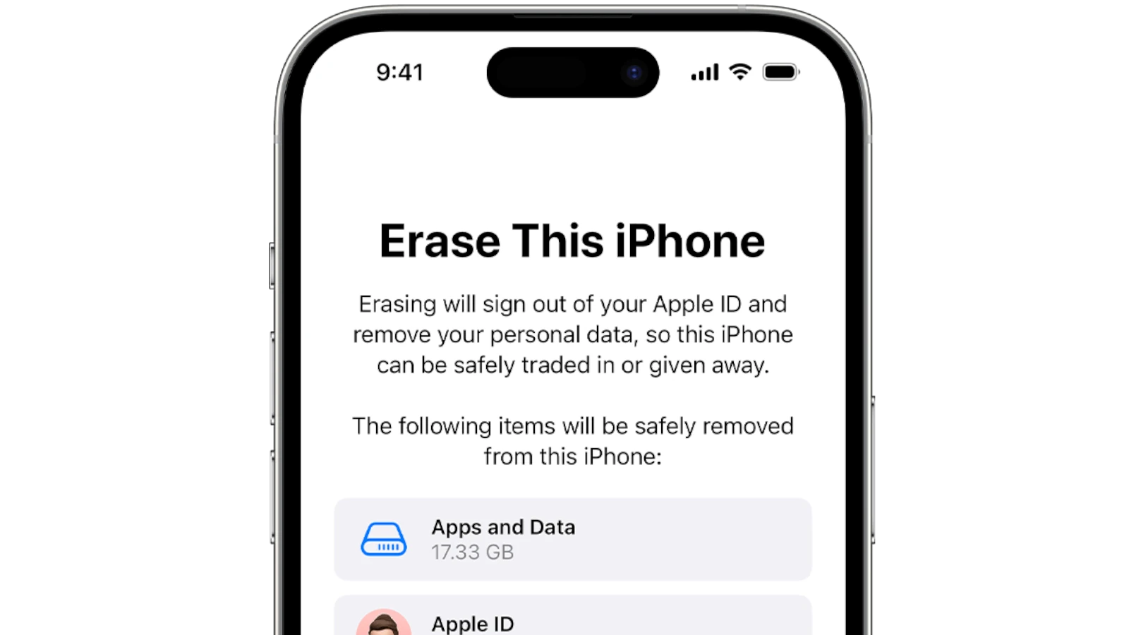如果我删除了Apple ID，该如何出厂设置iPhone？