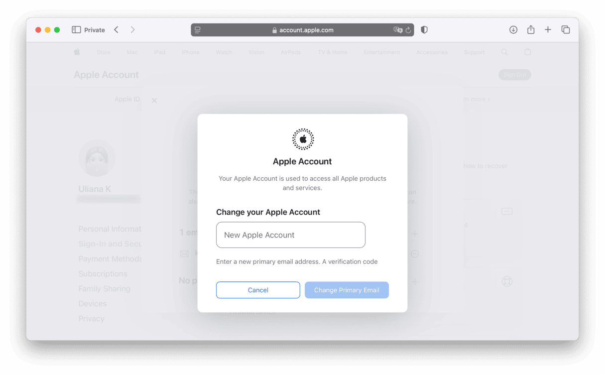 一種更改Mac上Apple ID的快速方法