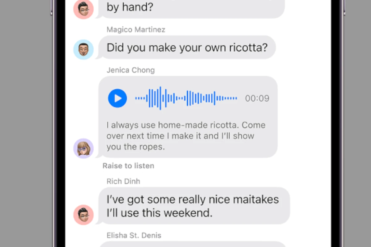 iPhone上的新音頻消息傳遞功能（iOS 17和更新）