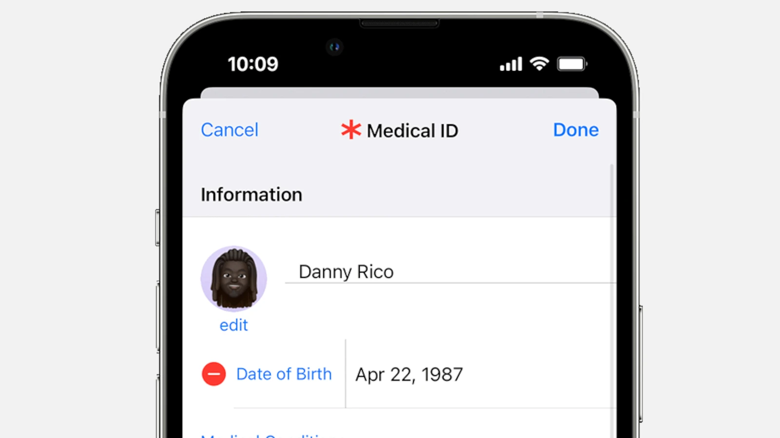 如何在iPhone上設置您的醫療ID：分步