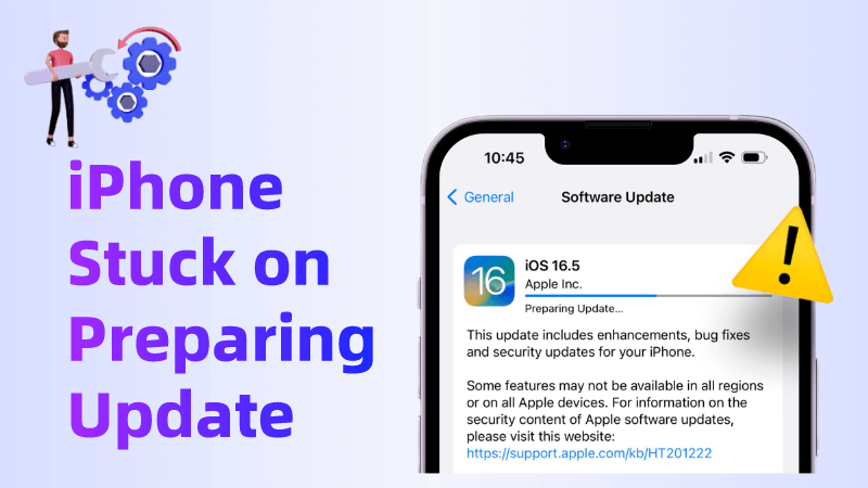 如何修復iPhone粘在準備更新時[iOS 18支持]