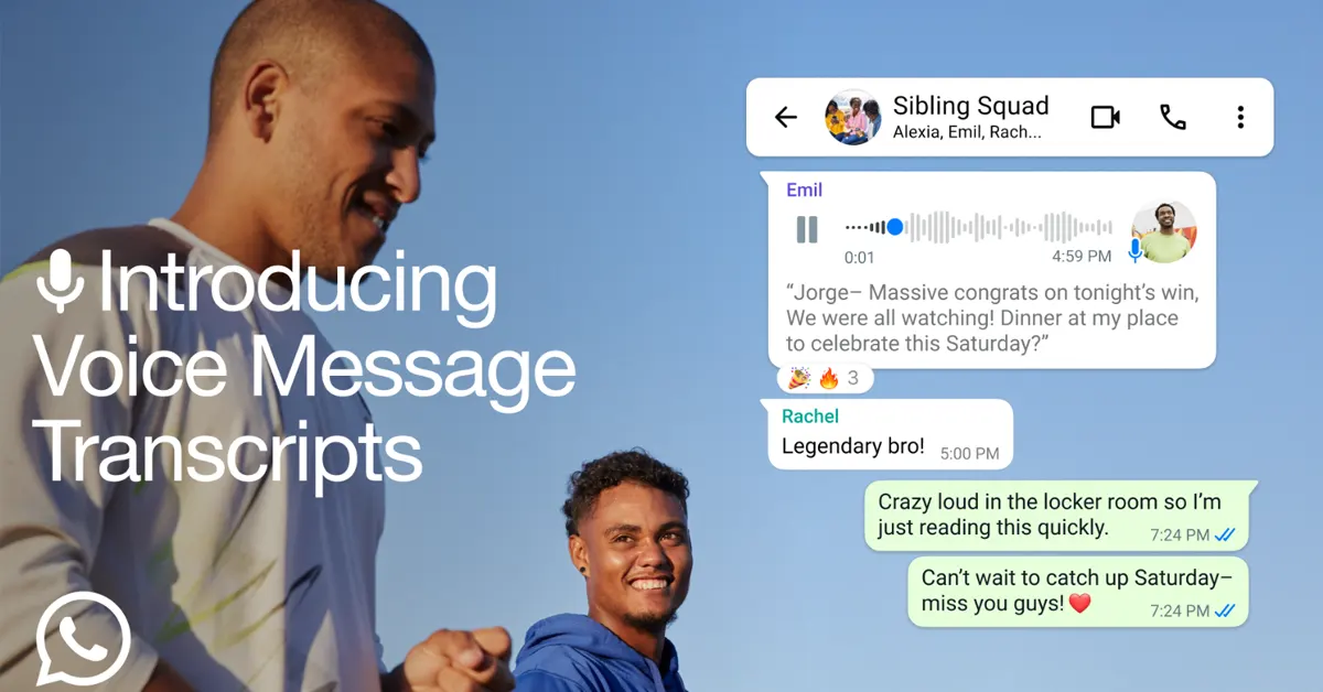 如何在WhatsApp上查看语音音符转录？