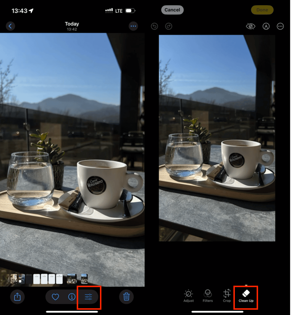 如何从iPhone上的照片中删除任何对象