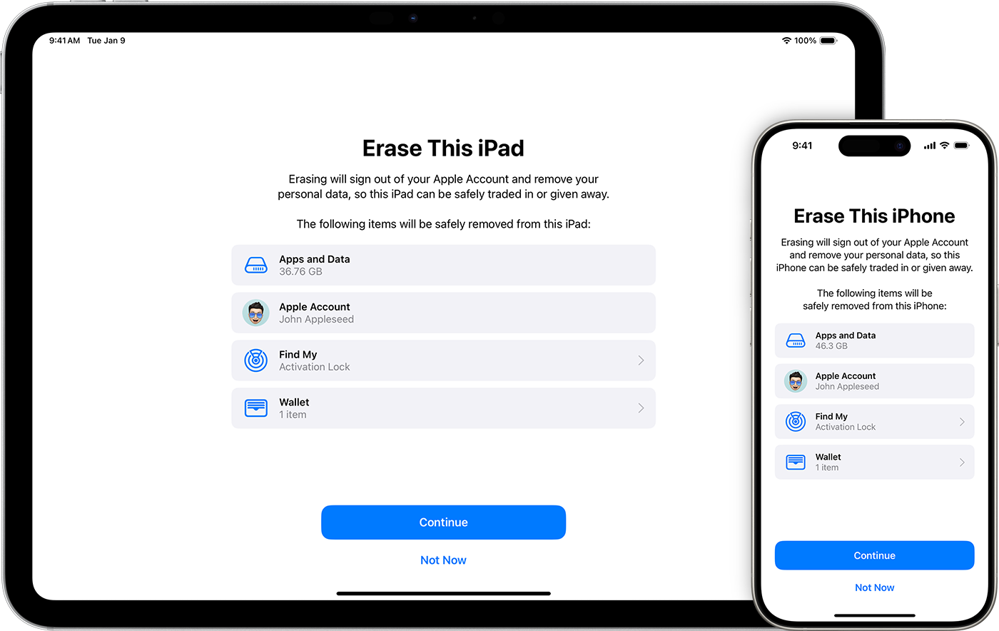 如何将 iPad 重置回原始出厂设置