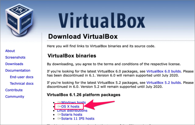 如何在Mac上安装VirtualBox