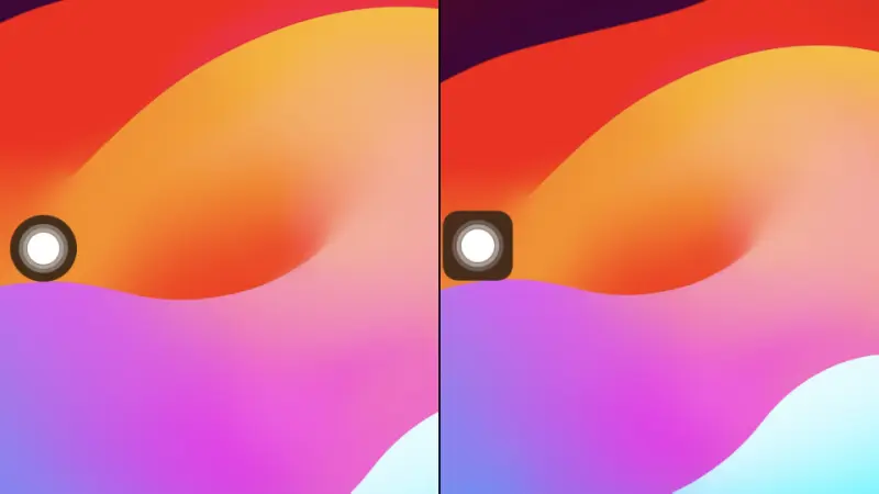 如何在iPhone上显示/隐藏助攻之间快速切换