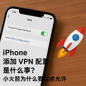 IPhone 添加 VPN 配置是什么意思？小火箭为什么要你点允许