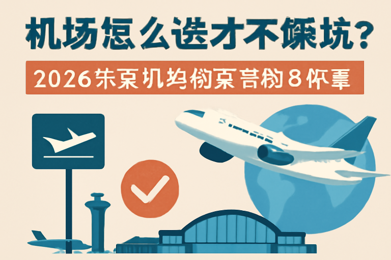 机场怎么选才不踩坑?2026 年买机场前要看的 8 件事