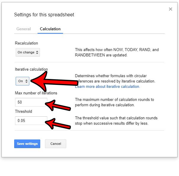 如何在 Google 表格中啟用迭代計算 - 极客世界